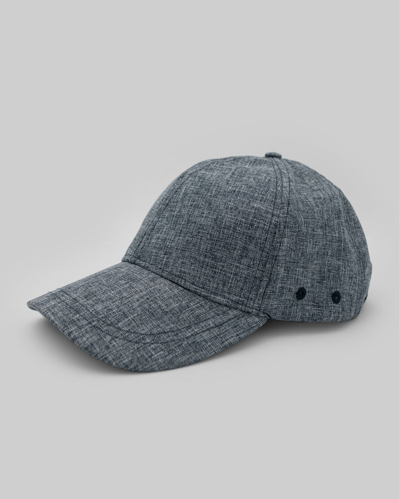 Navy & Grey Textured Cap