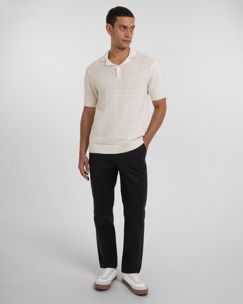 Smart Slim Fit Cotton Stretch Chino Trousers