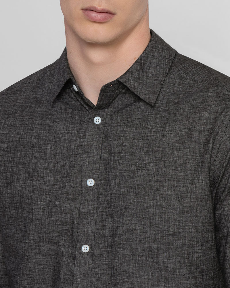 Long Sleeve Chambray Shirt