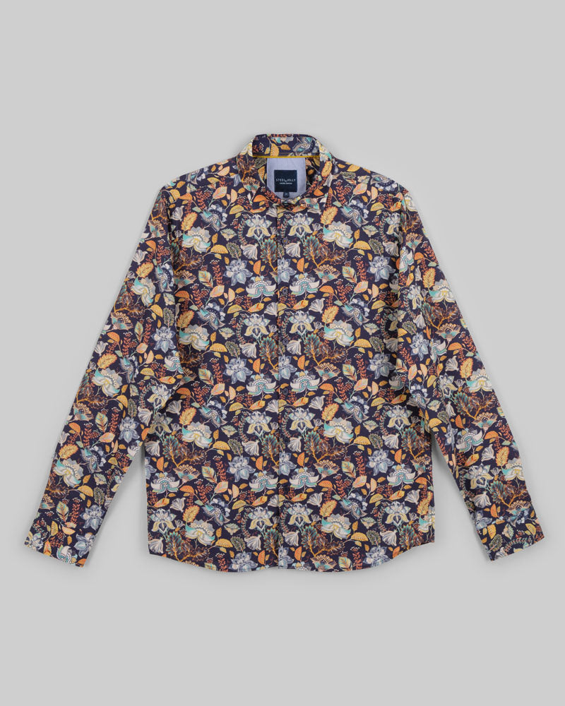 Limited Edition Eastern Floral Print Long Sleeve Shirt