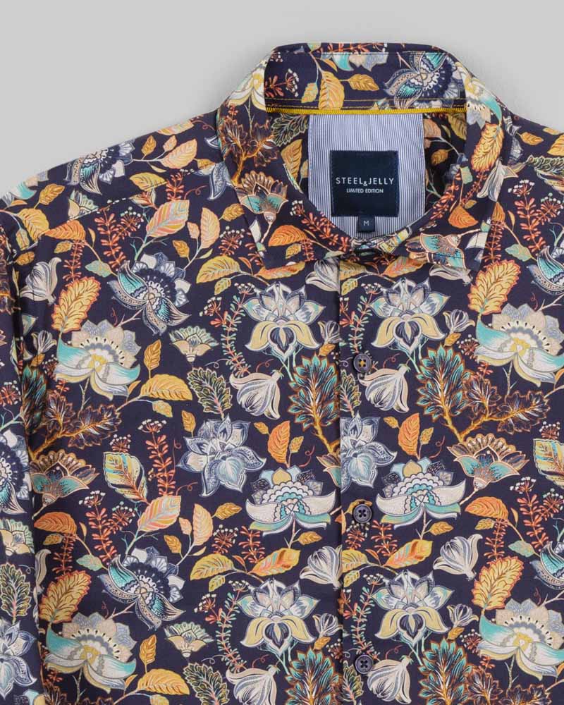 Limited Edition Eastern Floral Print Long Sleeve Shirt
