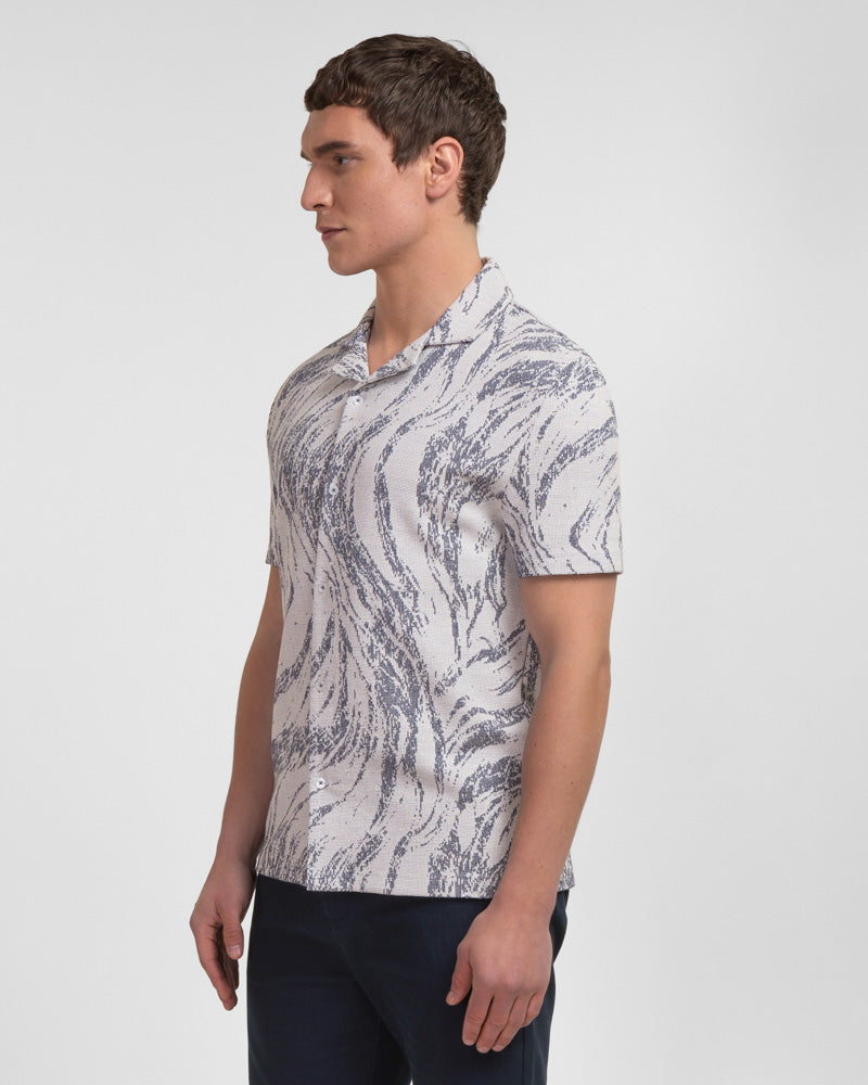 Pinner - Wave Effect Short Sleeve Shirt