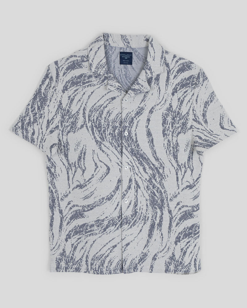 Pinner - Wave Effect Short Sleeve Shirt