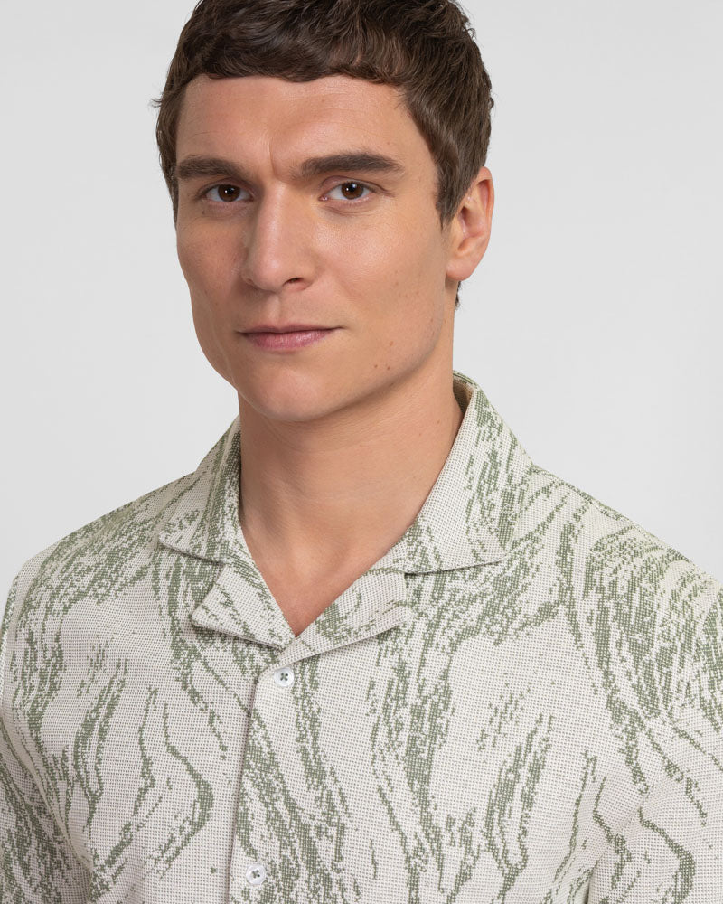 Pinner - Wave Effect Short Sleeve Shirt