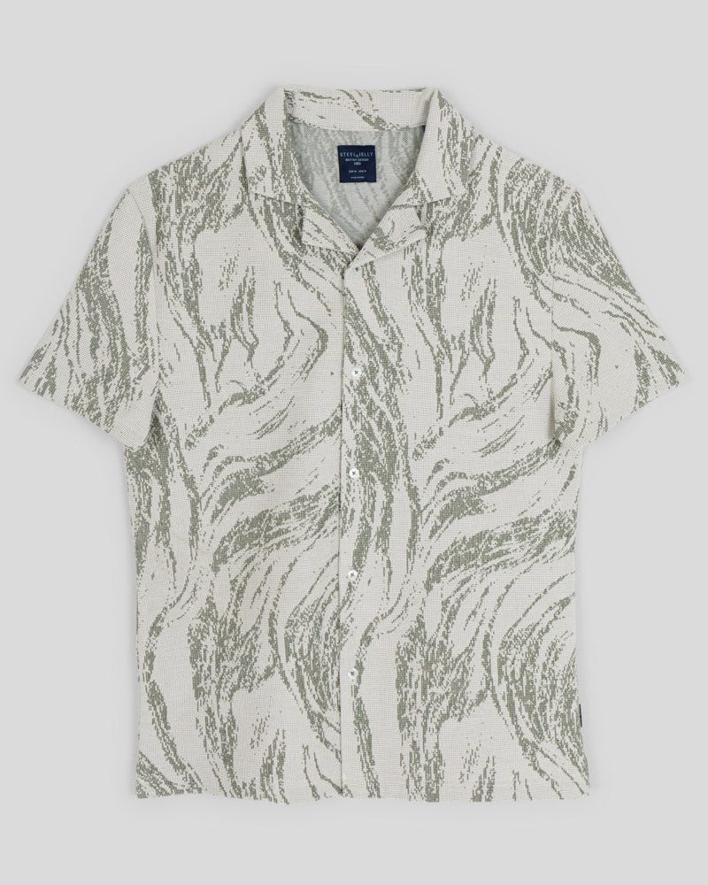 Pinner - Wave Effect Short Sleeve Shirt