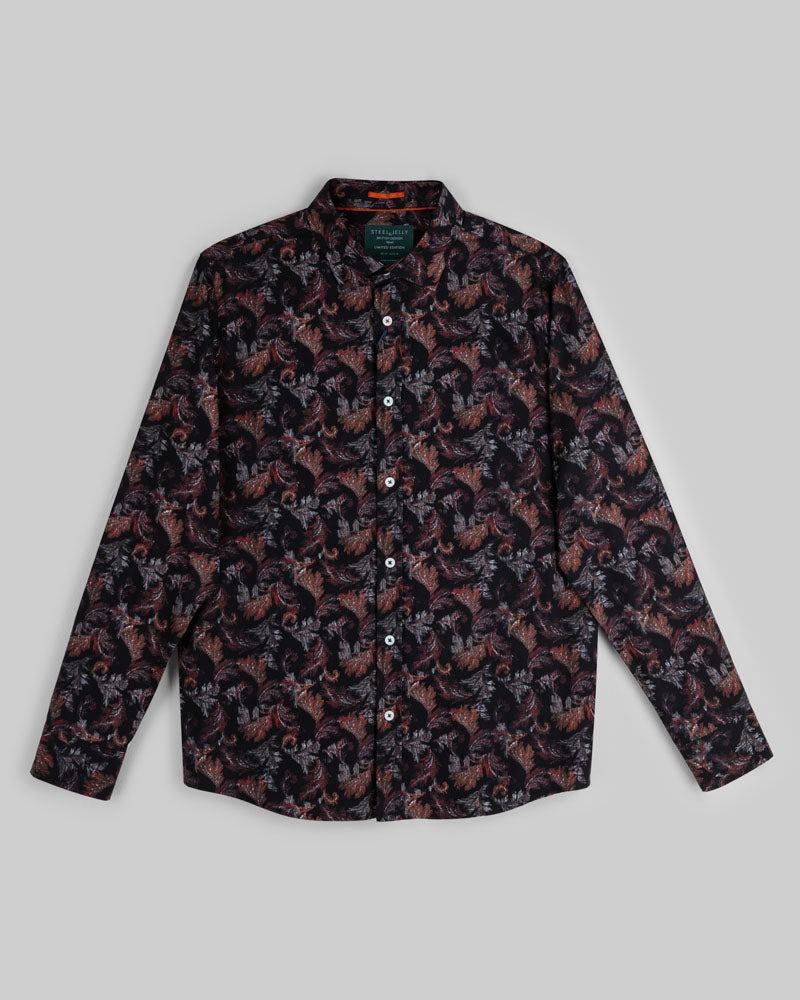 Limited Edition Seasonal Leaf Slim Fit Shirt