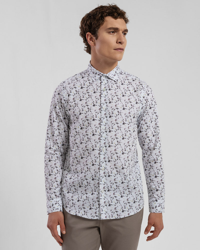 Limited Edition Sketch Floral Slim Fit Shirt