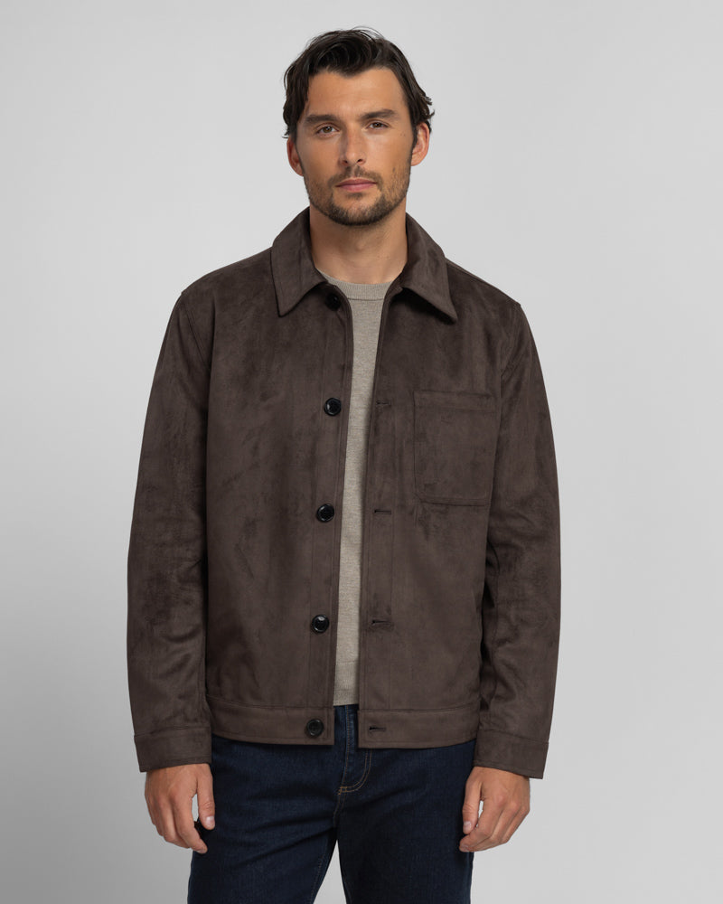 Steel & Jelly Men’s Backford Faux Suede Jacket