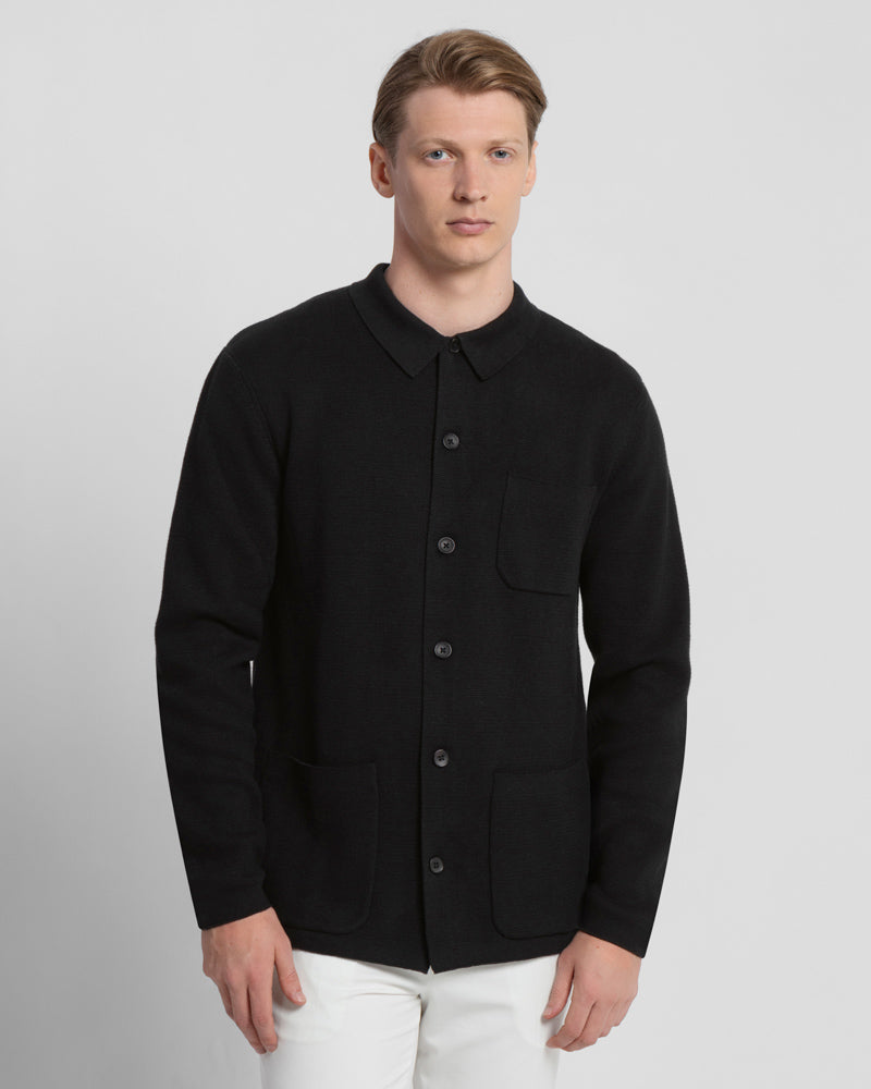 Heavy Milano Knit Overshirt
