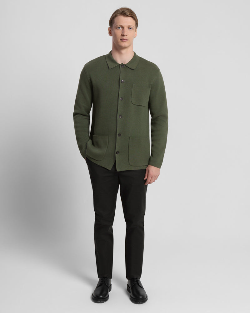 Heavy Milano Knit Overshirt