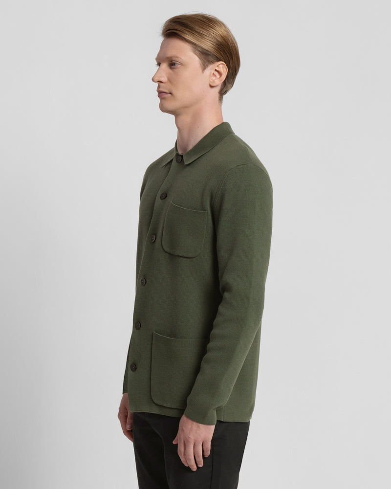 Heavy Milano Knit Overshirt