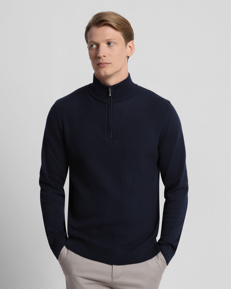 Knitted 1/4 Zip Jumper