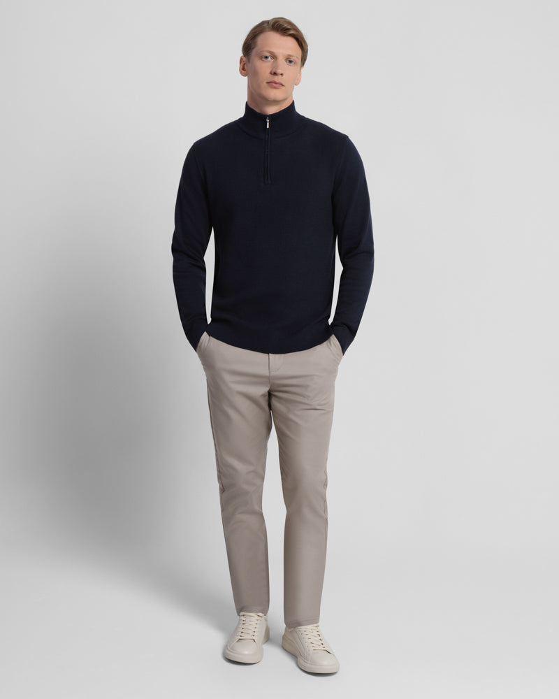 Knitted 1/4 Zip Jumper