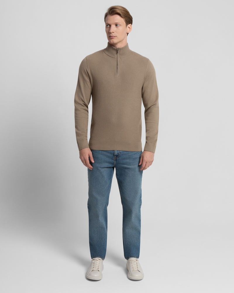 Knitted 1/4 Zip Jumper