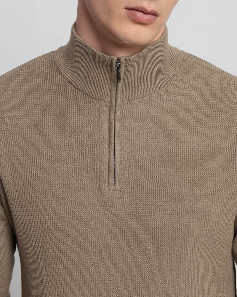 Knitted 1/4 Zip Jumper