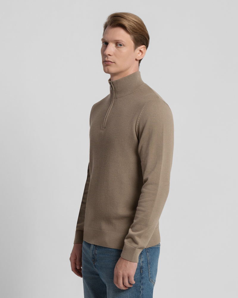Knitted 1/4 Zip Jumper