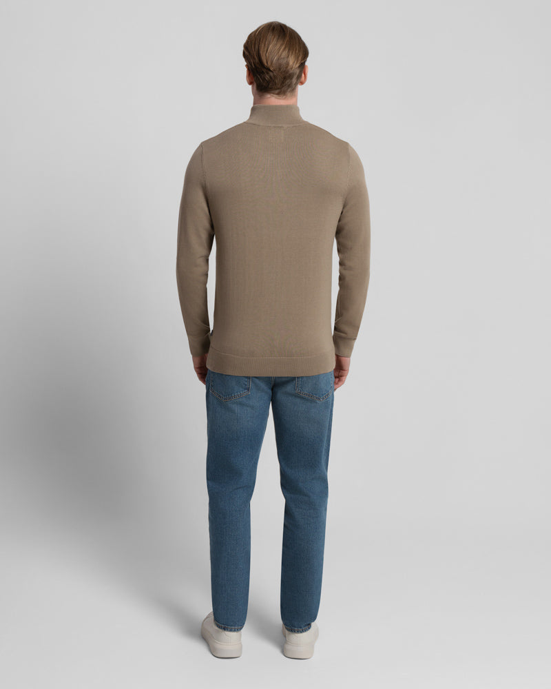 Knitted 1/4 Zip Jumper