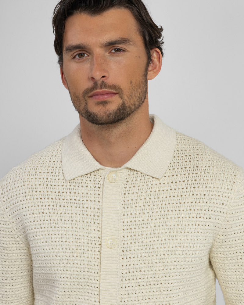 Chester - Chunky Knit Button Up Cardigan