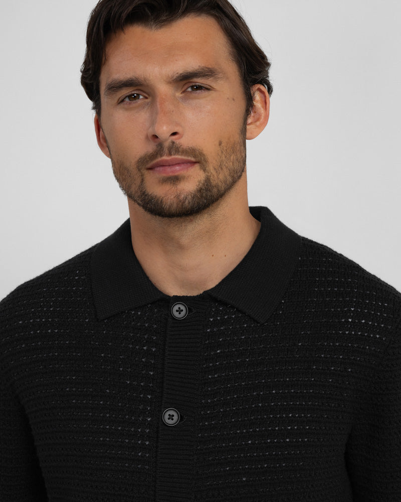 Chester - Chunky Knit Button Up Cardigan