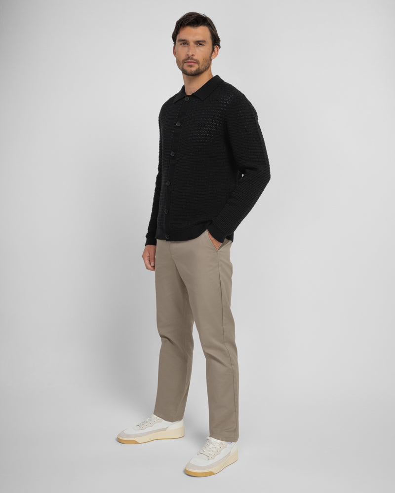 Chester - Chunky Knit Button Up Cardigan