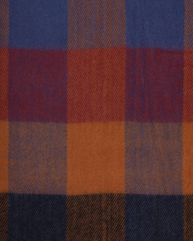 Steel & Jelly Men’s Ashurst Rust Check Boxed Scarf