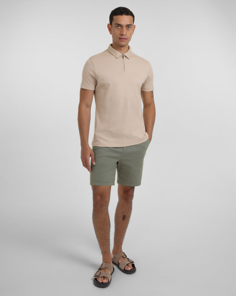 Slim Fit Cotton Stretch Chino Shorts