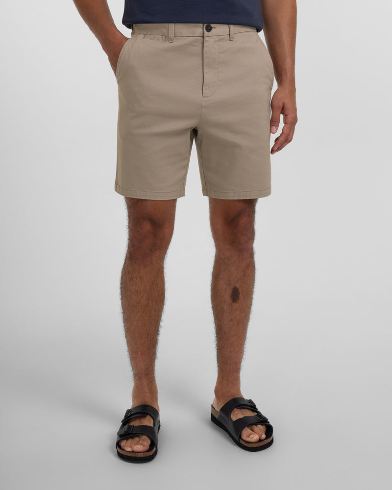 Slim Fit Cotton Stretch Chino Shorts