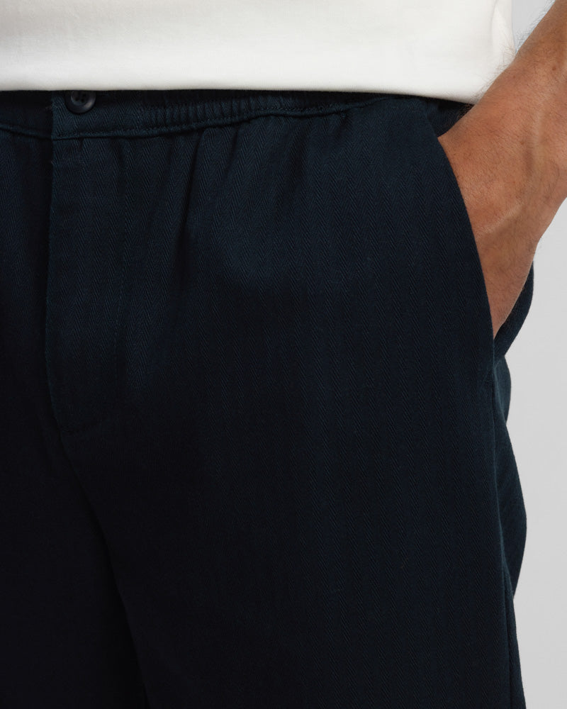 Farndon - Herringbone Drawstring Trouser