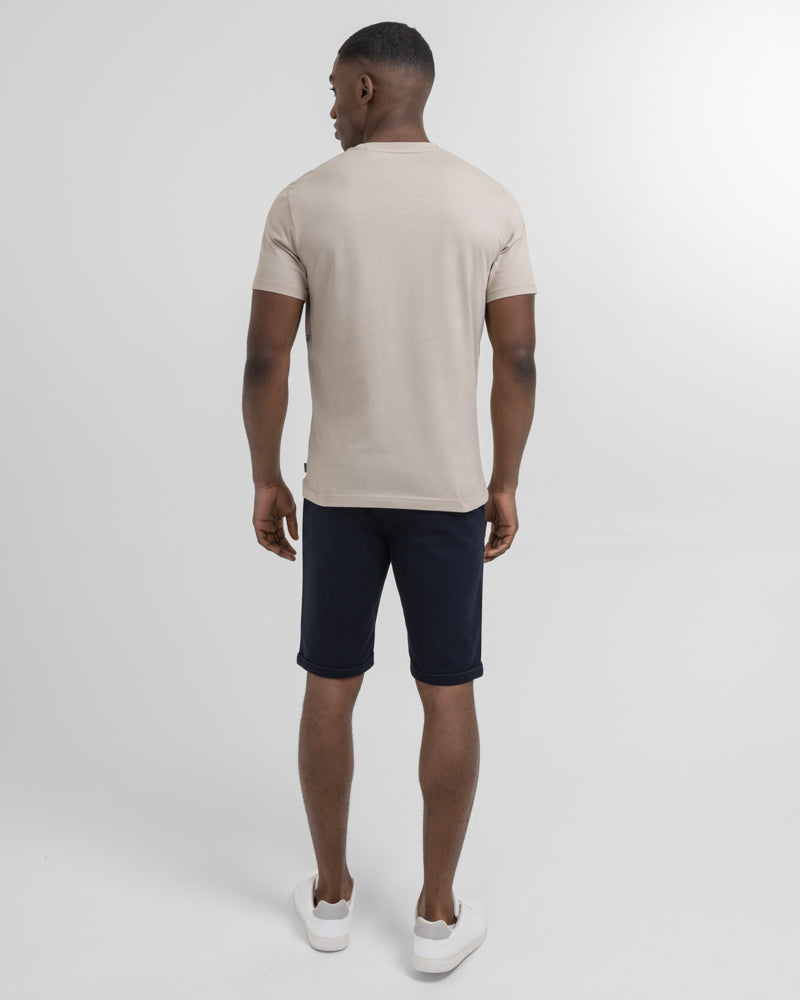 Stone Palm Tree Print T-Shirt