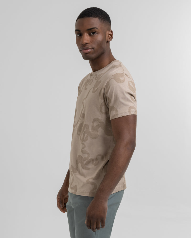 Abstract Print T-Shirt