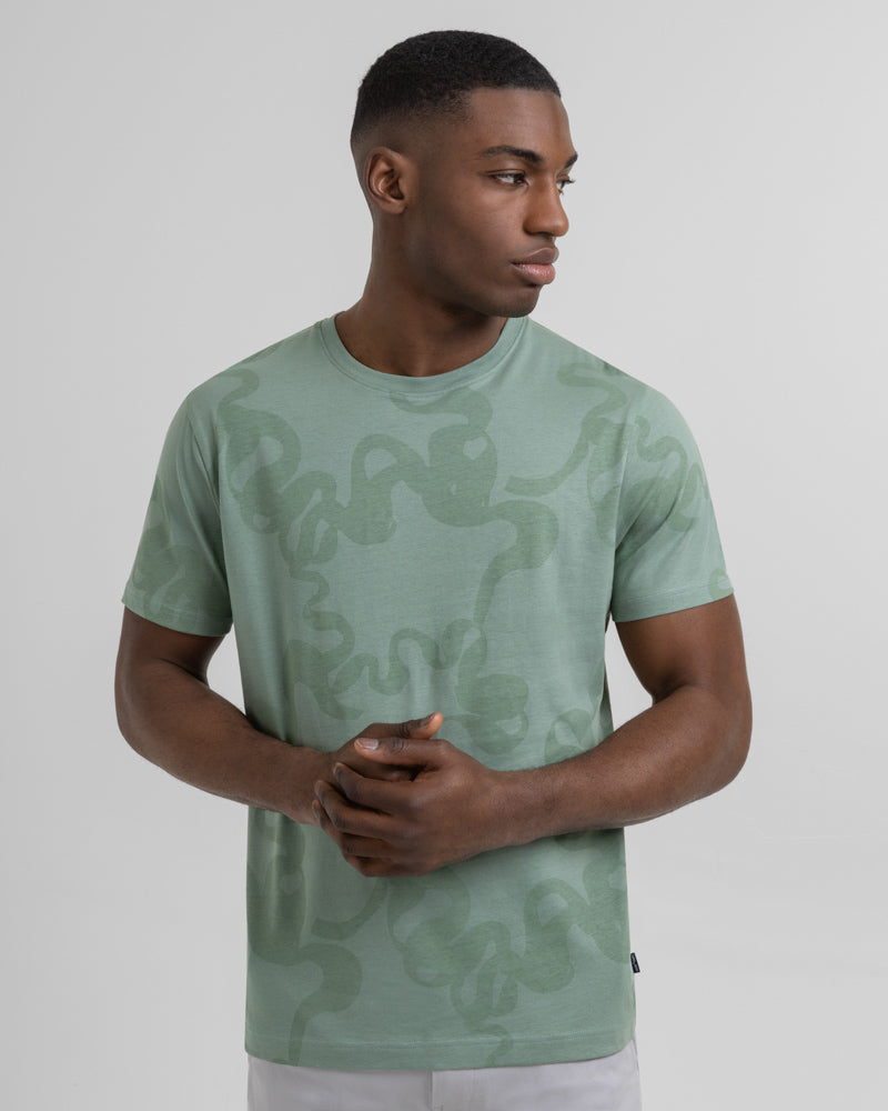 Abstract Print T-Shirt