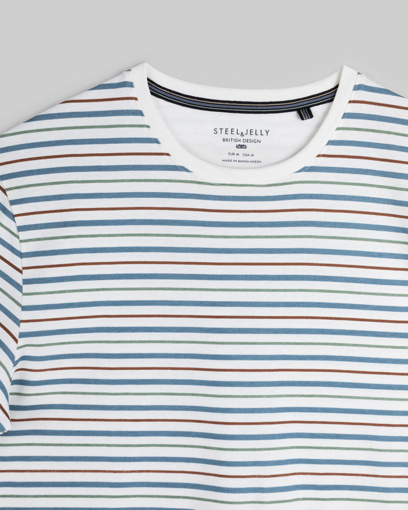 Off White Striped T-Shirt